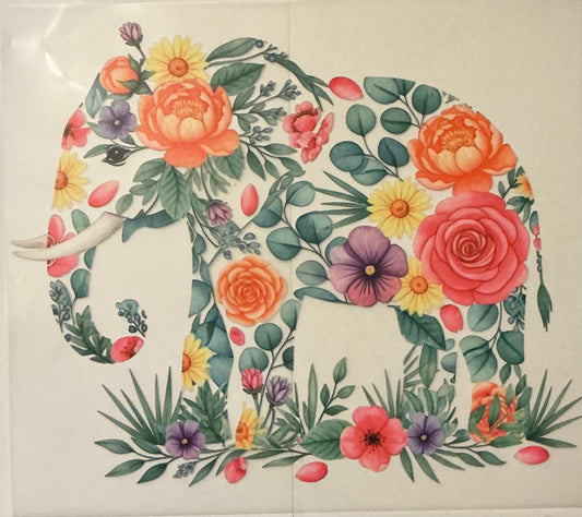 Floral Elephant