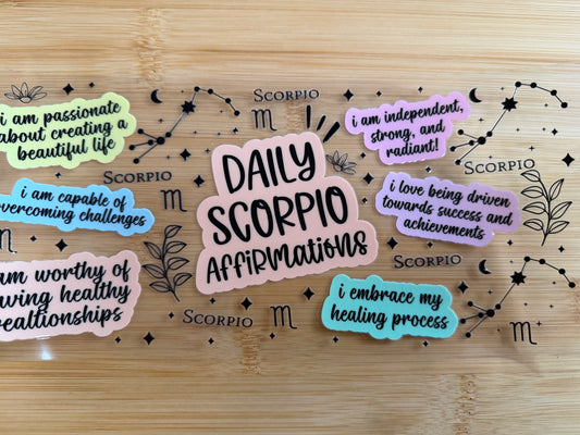 Daily Scorpio Affirmations