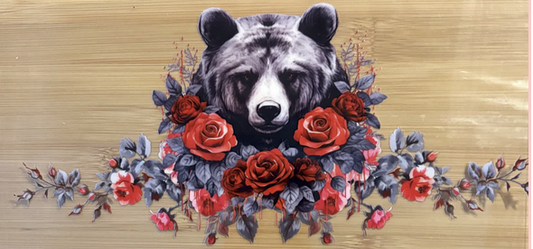 Bear with Roses
