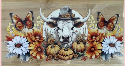 Bull with Flowers 2