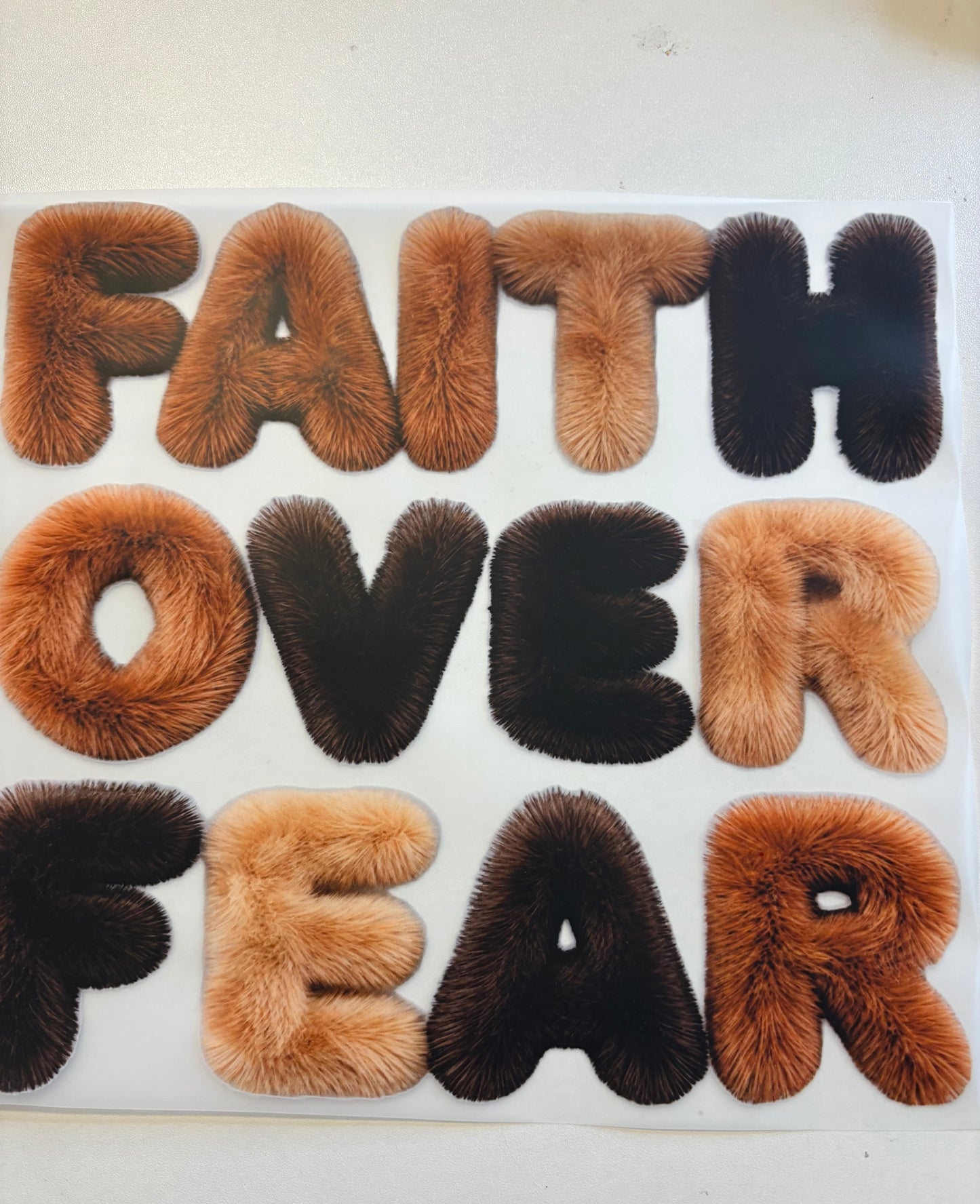 Faith over fear