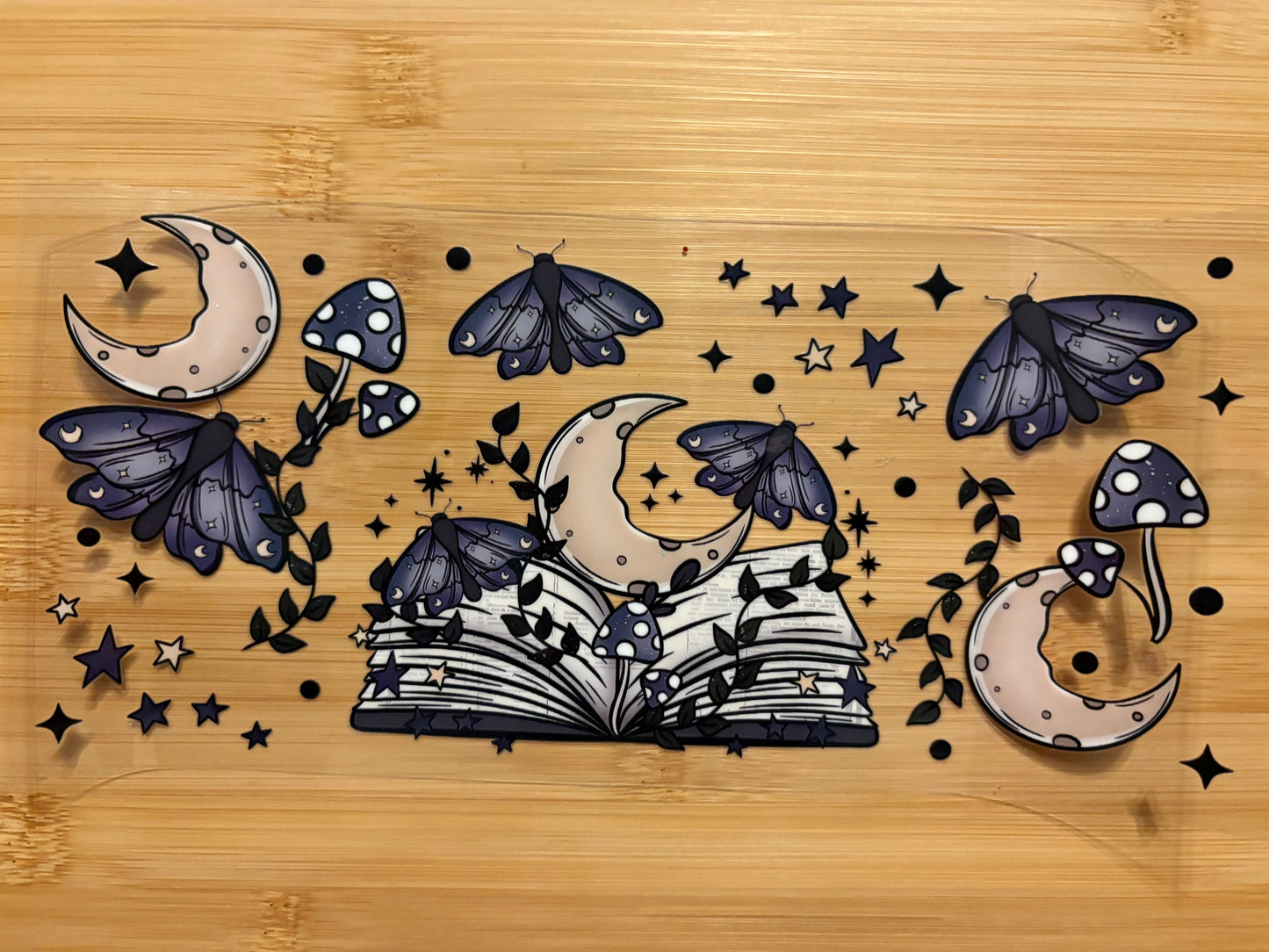 Moon & book