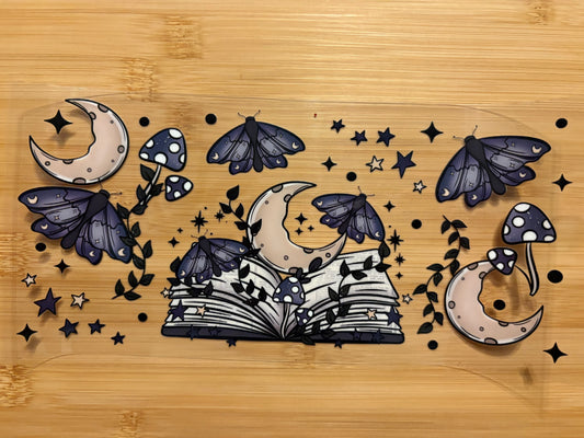 Moon & book
