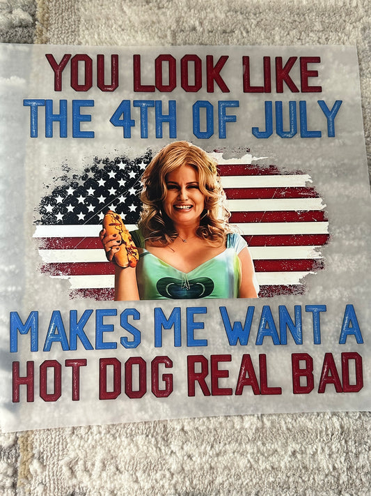 You look like the Fourth of July makes me want a hotdog real bad ￼