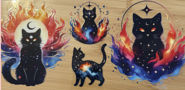 Cat with Fire