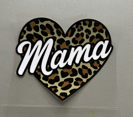 Cheetah Mama Heart