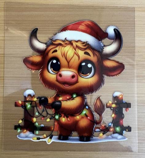 Christmas Cow 1