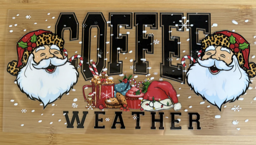 Coffee Weather Santa