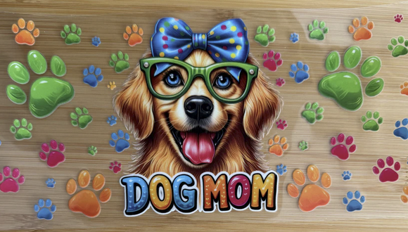 Colorful Dog Mom