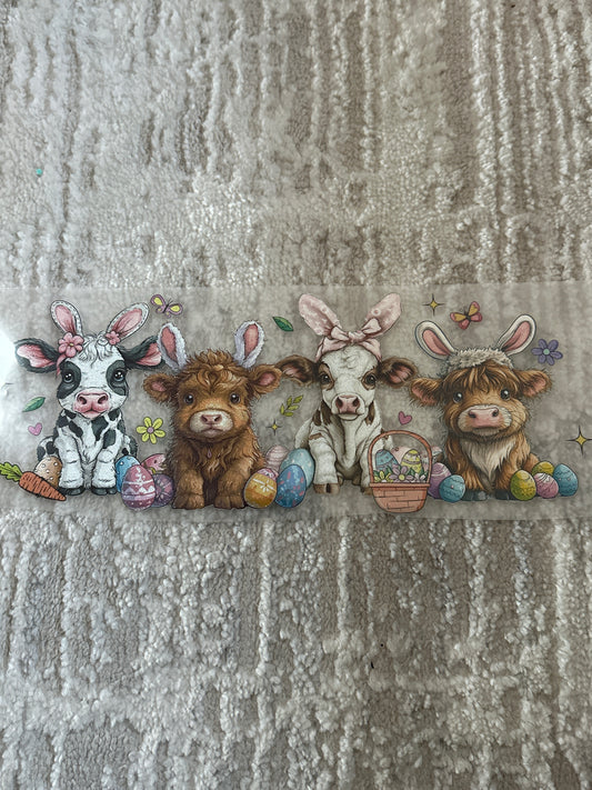 Glitter Easter cows ￼