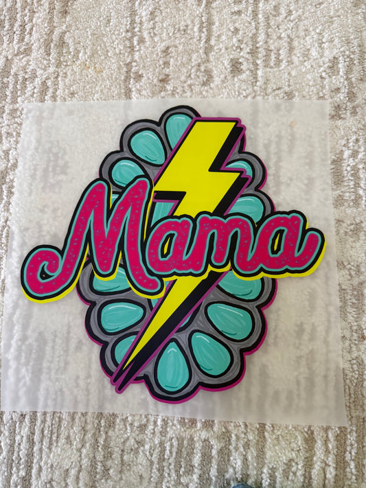 Mama with lightning