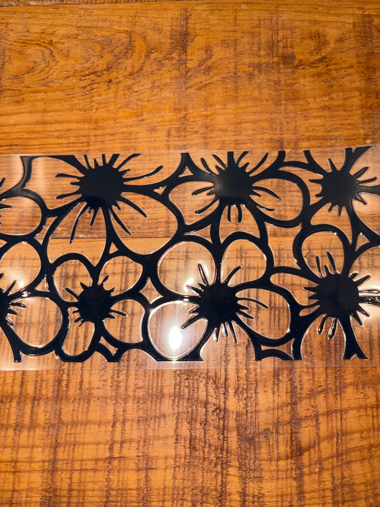 Black flower outline