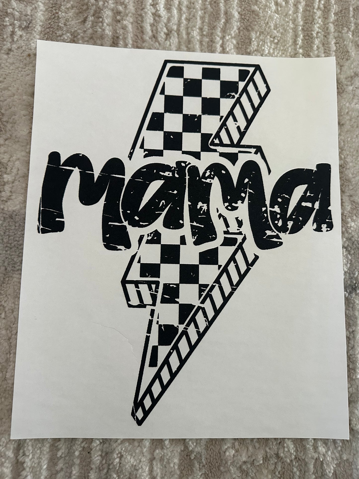Mama checkered