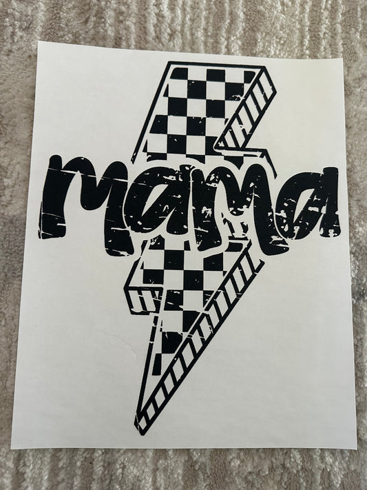 Mama checkered