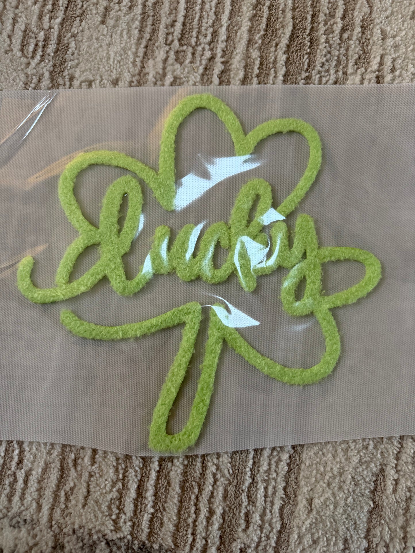 Lucky fluffy patch