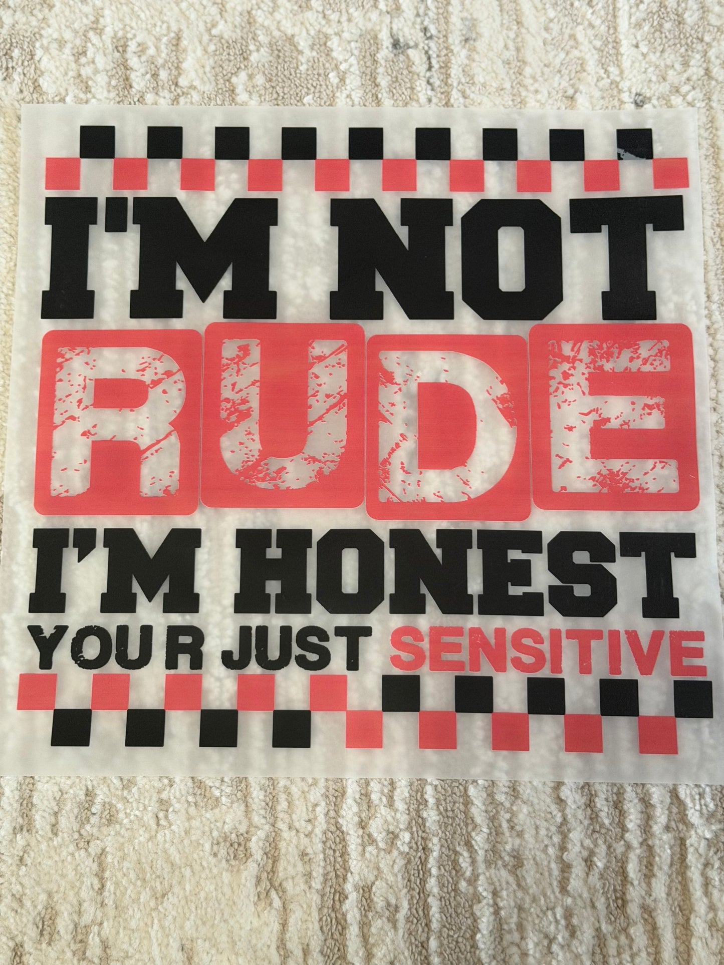 im not rude