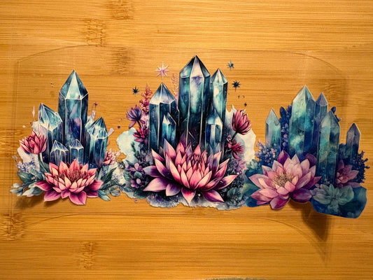 Crystals and lotus￼
