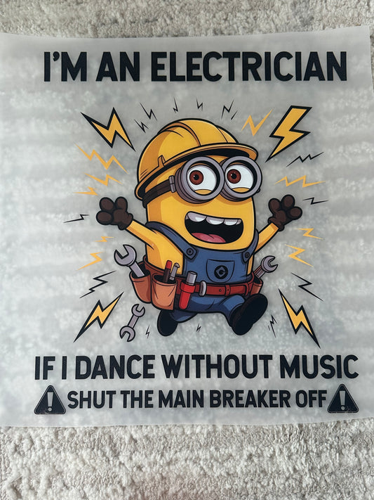 I'm an electrician if I dance that music shut the main breaker off ￼