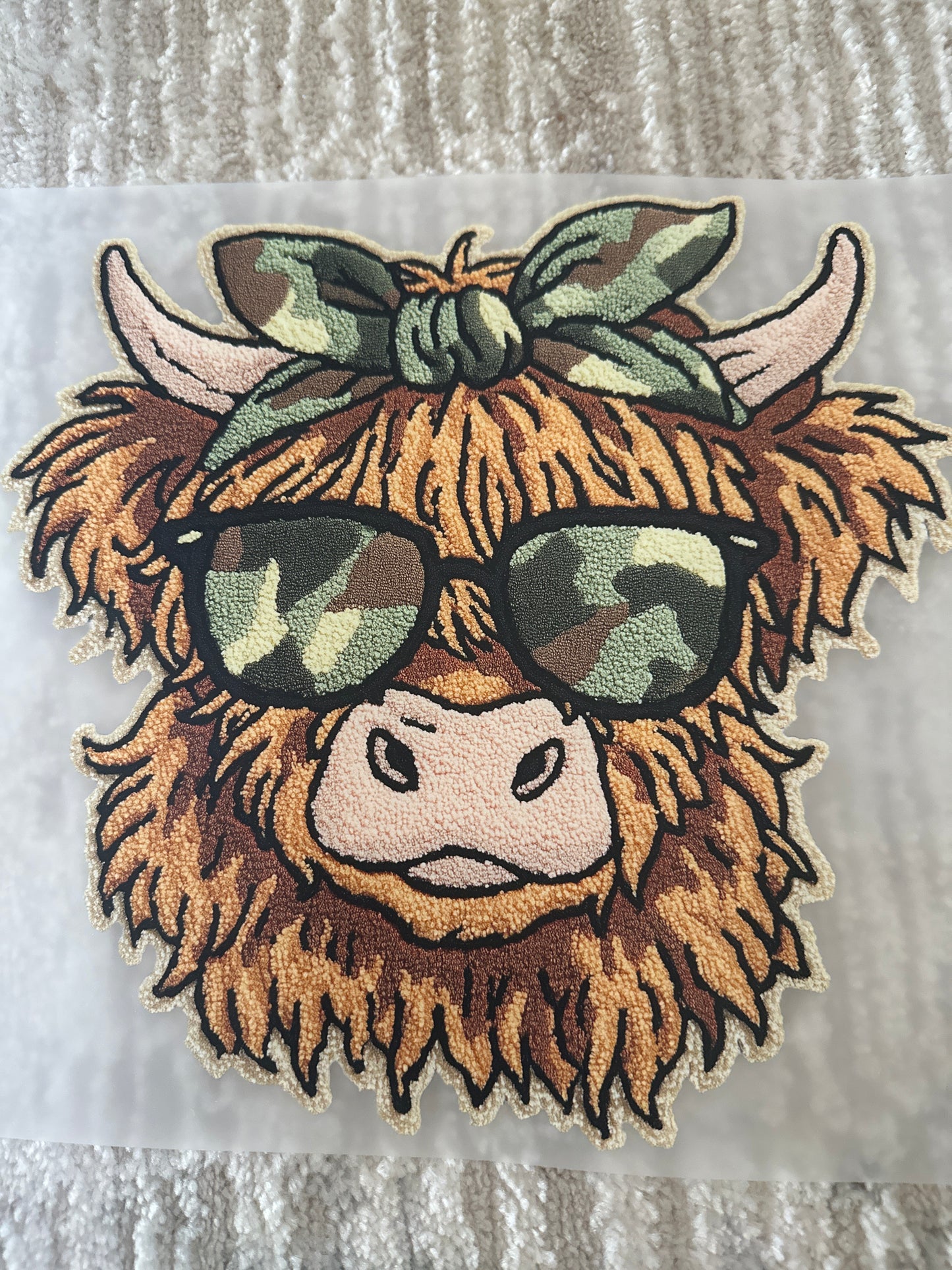Highland cow camo