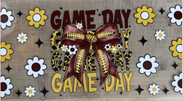 Football Game Day Bow