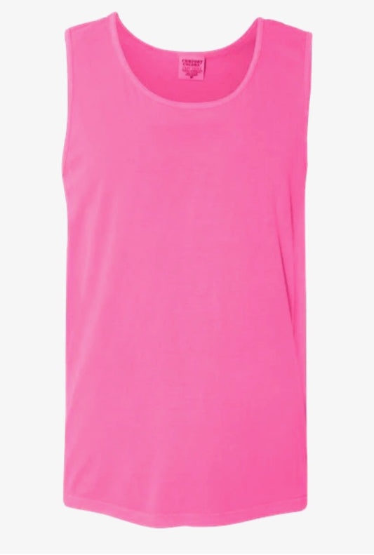 Neon pink tank