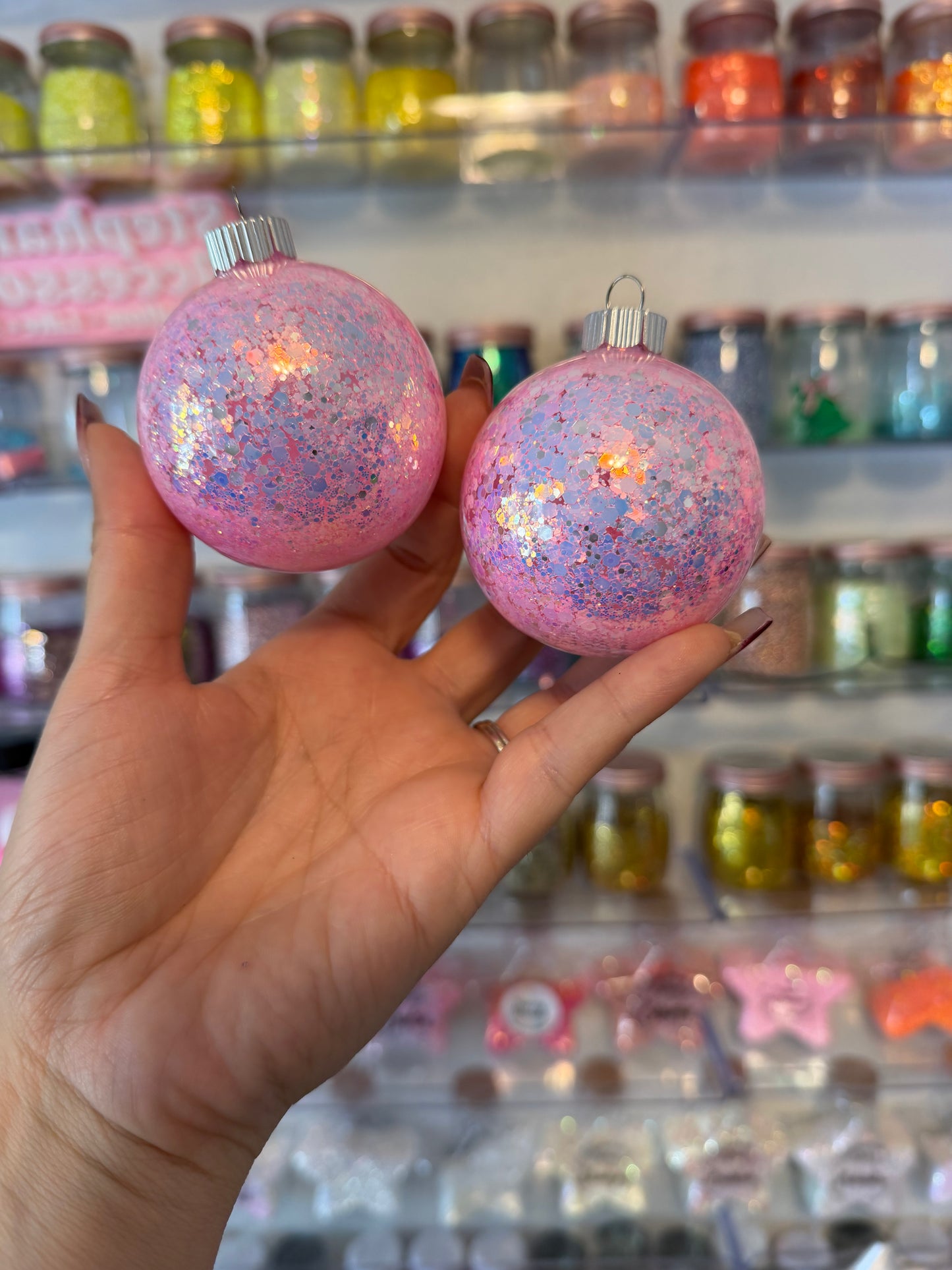 Glitter Ornaments
