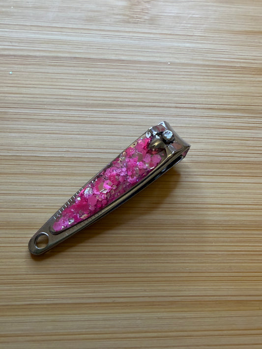 Glitter nail clippers