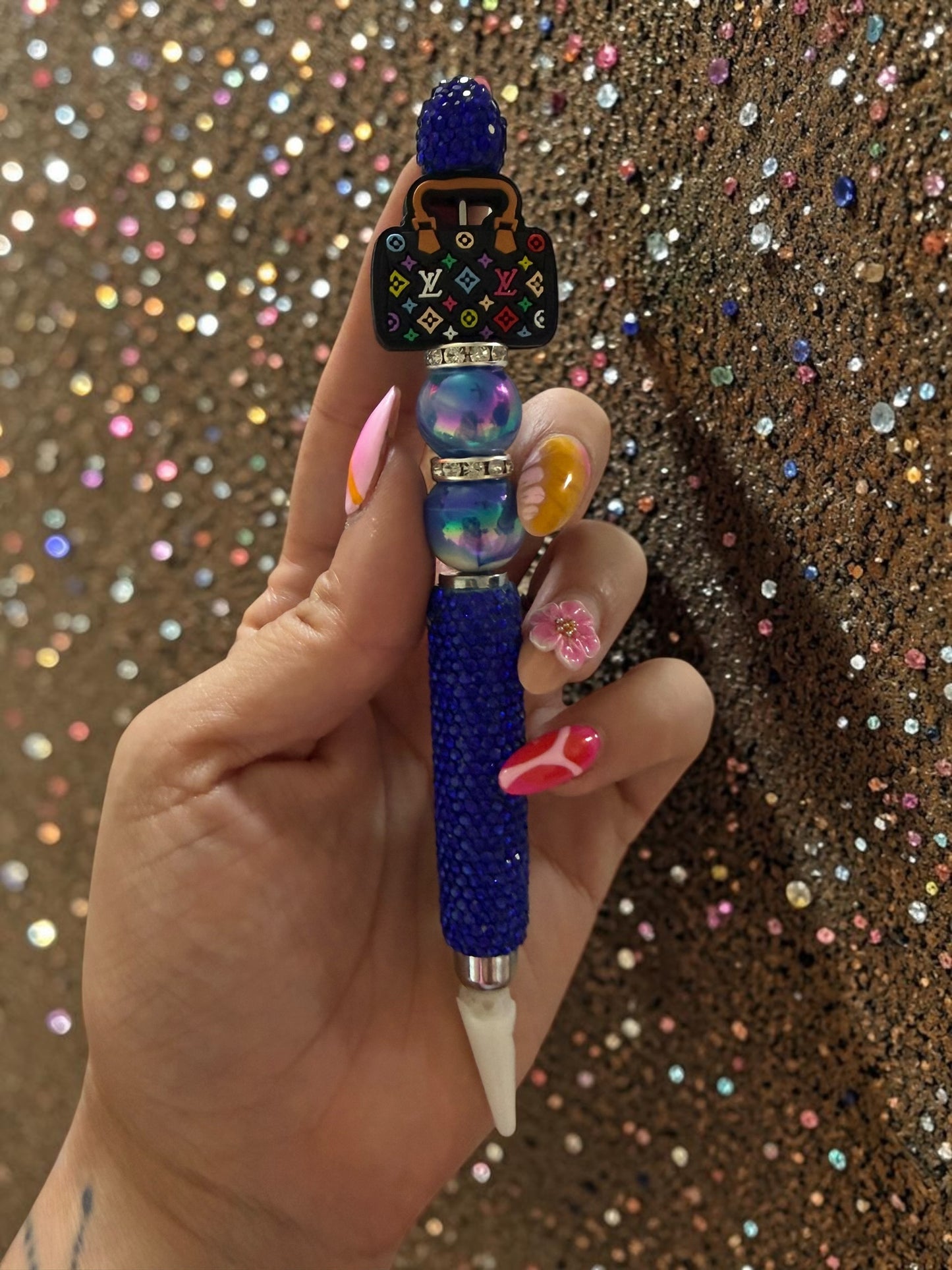 Fancy blue pen