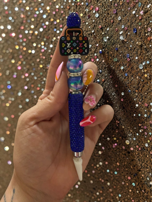 Fancy blue pen