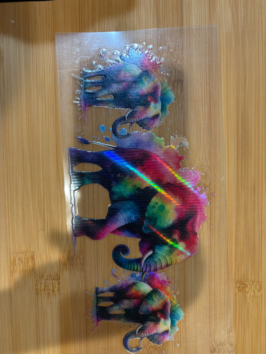 colorful elephant