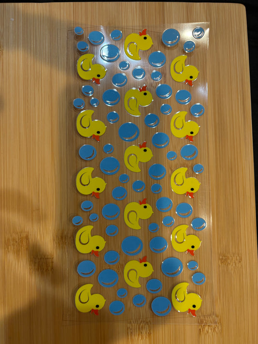 rubber ducks & bubbles