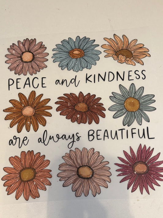 Peace and Kindness are always beautiful