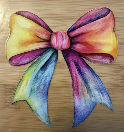 Large Colorful Bow