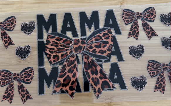 Mama Animal Print Bow