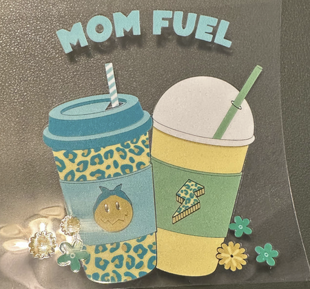 Mom Fuel Blue Drinks