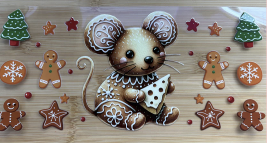 Mouse Christmas Cookie