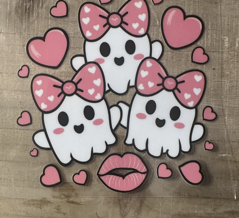 Pink Bow Ghosts