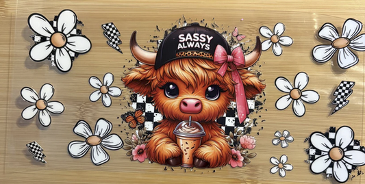 Sassy Coffee Cow