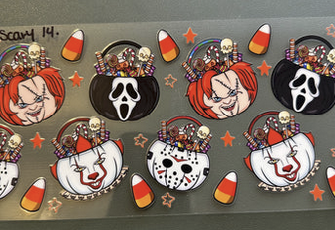 Scary Movie Candy Buckets