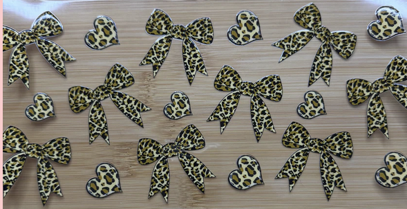 Leopard Print Bow