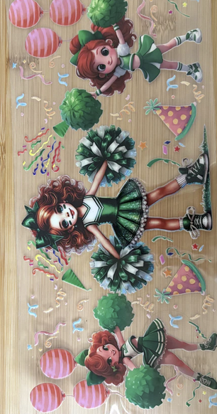 Green Cheerleader