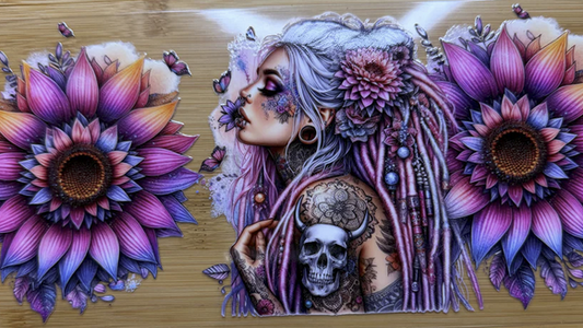 Girl with Flowers 9