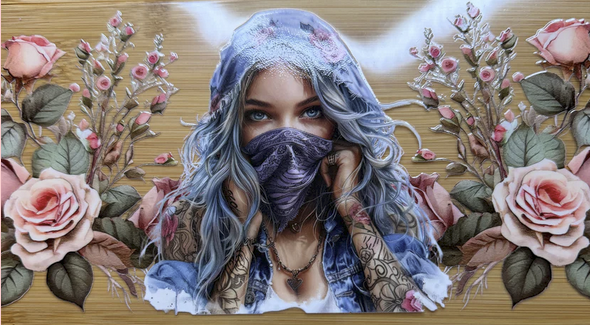 Girl with Flowers 11