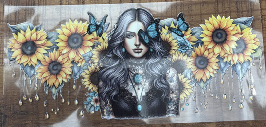 Girl with Yellow Flowers