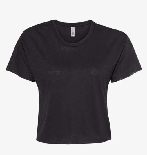 Black Crop Top- Next Level
