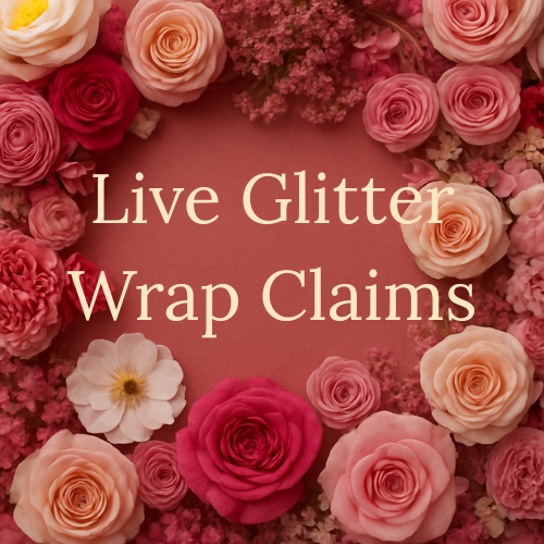 LIVE GLITTER WRAP CLAIM (cup)