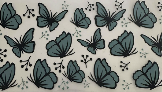 Teal Butterflies